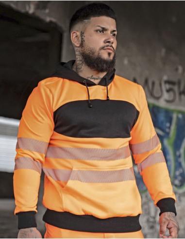 KOR-EOSHO-EOS Hi-Vis Workwear Hoody With Printing Area